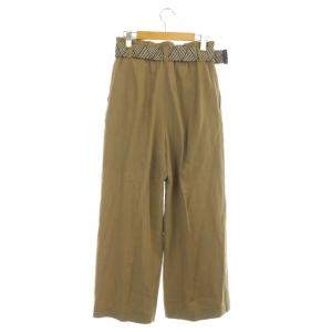 Diagram GRACE CONTINENTAL 21SS ピンタックワイドパンツ 36 ベージュ