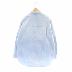 upper hights THE SHIRTS 01 デニムシャツ ワイド ライトブルー