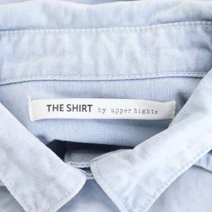 upper hights THE SHIRTS 01 デニムシャツ ワイド ライトブルー
