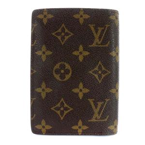 LOUIS VUITTON ポルトビエ アイデンティティ  モノグラム二つ折り財布 ブラウン