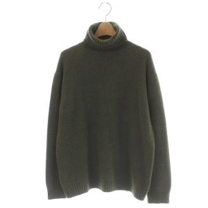 Drawer 7G カシミヤタートルニット 2 緑
