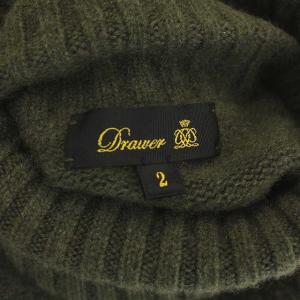 Drawer 7G カシミヤタートルニット 2 緑