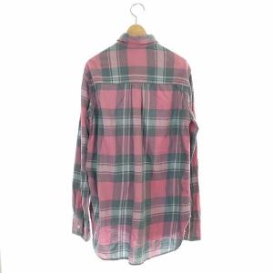 Deuxieme Classe チェック シャンブレーシャツ チュニック ビンテージ調 ピンク