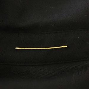 Deuxieme Classe ステンカラーロングラップワンピース ブラック