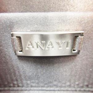 ANAYI 20SS リーフバックルクラッチＢＡＧ  シルバー