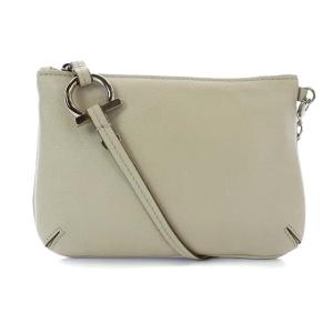 ポーチ ガンチーニ レザー グレー JS-22A922