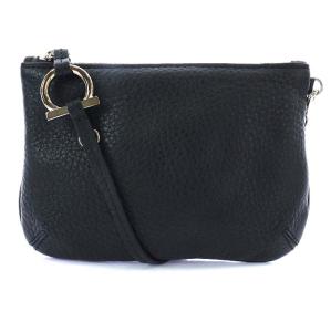 JS-22A922 ポーチ ガンチーニ レザー ブラック