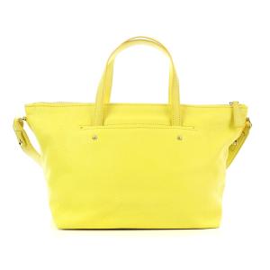 Salvatore Ferragamo ガンチーニ トートバッグ 2WAY レザー イエロー