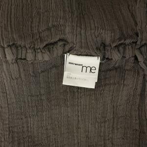 me ISSEY MIYAKE 前開きプリーツカーディガンブラウス グレー