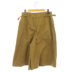 me ISSEY MIYAKE サイドベルトワイドハーフパンツ キュロット ベージュ