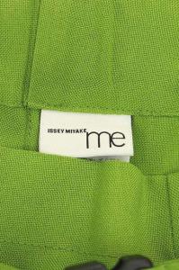 me ISSEY MIYAKE 21AW ウエストベルト プリーツパンツ セミワイド グリーン