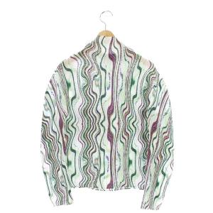 me ISSEY MIYAKE 21AW COLOR CODE TOP ハイネックブラウス ホワイト