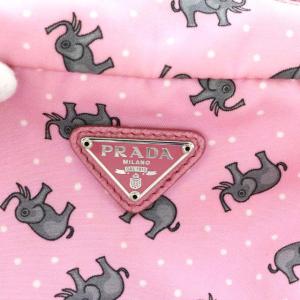 PRADA テスート ナイロンポーチ ピンク