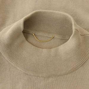 L'Appartement 20SS シルク混ノースリーブニットカットソー ベージュ
