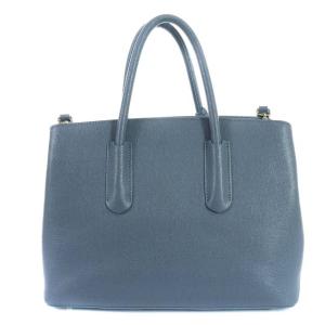 FURLA ハンドバッグ ショルダーバッグ 2way レザー ロゴ 水色