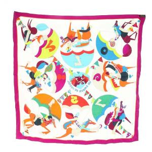 HERMES カレ70 UN AMOUR DE CHEVAL 馬への愛 シルク マルチカラー