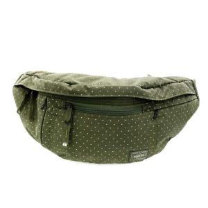 吉田カバン OLIVEDRAB ナイロンウエストバッグ グリーン
