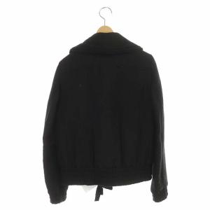 3.1 phillip lim ウールダブルジャケット 総裏地 ジップアップ 2 ブラック