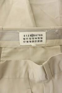 Martin Margiela 4 ウールスラックス ベージュ