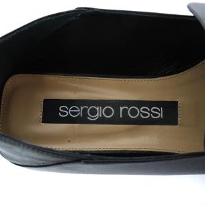 Sergio Rossi sr1 アイレット ローファー レザー 23.5cm