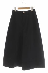 22SS FINE WOOL TROUSER ギャバ ワイドキュロット ワイドパンツ 38