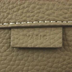 VASIC SIGN MINI SAND トートバッグ レザー ベージュ