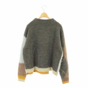 Ameri VINTAGE 19AW INGENUOUS ARGYLE ニットセーター F グレー