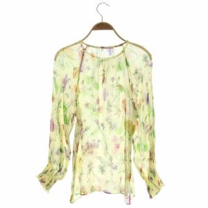 ANAYI 21SS フローラルプリントブラウス イエロー