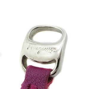 Salvatore Ferragamo ブレスレット アクセサリー ヴァラ レザー パープル