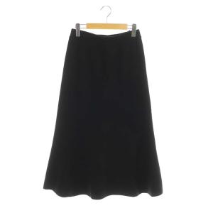 21AW Knit Flare スカート ニット ロング 36 ブラック