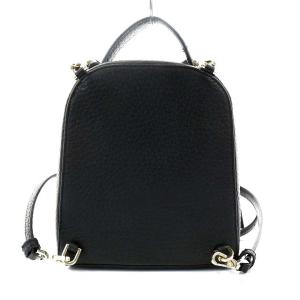 kate spade new york 19年製 ペブルレザーリュックサック ブラック