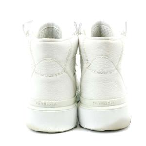 GIVENCHY ロゴ ハイカットスニーカー シューズ 40 27.0cm 白 ホワイト