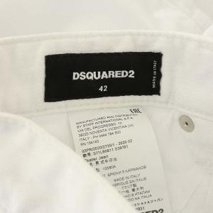DSQUARED2 20AW White Bull Wash Skater Jeans デニムパンツ 42 ホワイト