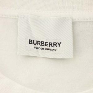 BURBERRY TBラバーロゴプリントTシャツ S ホワイト