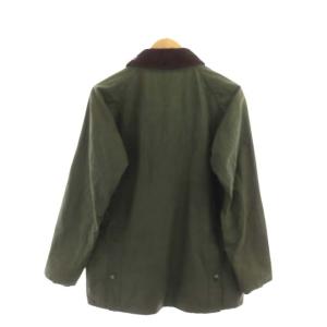 Barbour BEDALE SL オイルド ジャケット ミドル丈 切替 38 カーキ