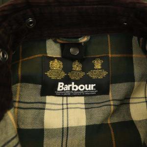 Barbour BEDALE SL オイルド ジャケット ミドル丈 切替 38 カーキ