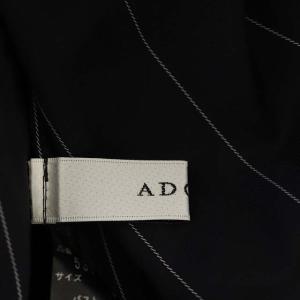 ADORE ハイネックストライプシャツ 38 ネイビー