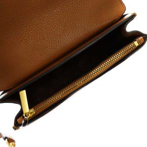 TORY BURCH BRITTEN MINI TOP HANDLE BAG ウォレットバッグ 2WAY レザー ブラウン
