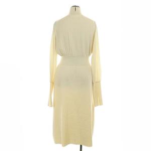 CYCLAS ニットワンピース ロング ハイネック S アイボリー