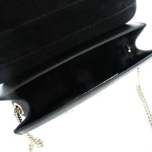FURLA METROPOLICE ショルダーバッグ レザー チェーン ブラック