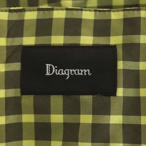 Diagram GRACE CONTINENTAL 20SS チェックタフタロングスカート 38 カーキ