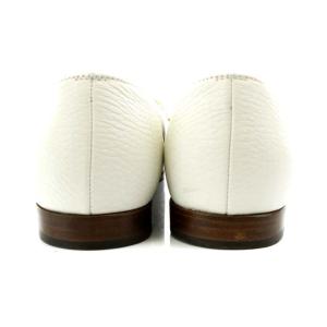 MANOLO BLAHNIK 121-1644-0001 MITIADE フラットシューズ 24.0cm 白