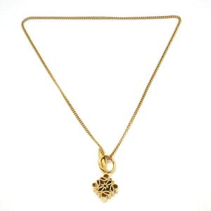 LOEWE ネックレス アナグラム ゴールド