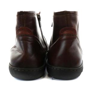 BIRKENSTOCK Bennington サイドジップブーツ ショート レザー 25.0cm ブラウン