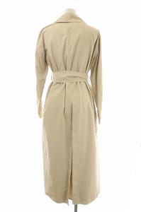 Drawer タイプライターテーラードコート ロング 36 ベージュ