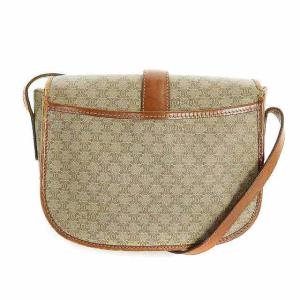 CELINE  オールド ヴィンテージ ショルダーバッグ マカダム ポシェット ベージュ