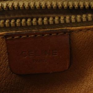 CELINE  オールド ヴィンテージ ショルダーバッグ マカダム ポシェット ベージュ