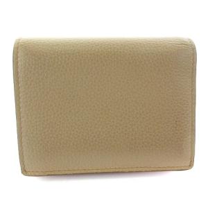 PRADA 二つ折り財布 ベージュ