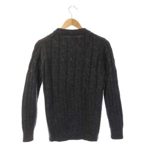 junhashimoto 20AW MOHAIR CABLE ニットセーター 2 ダークグレー