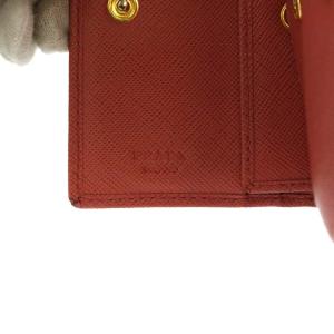 PRADA 1MV204 二つ折り財布 サフィアーノレザー ピンク
